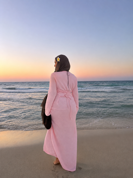 Breeze Flow Dress - pink
