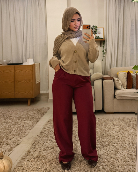 بنطلون وايد ليج فورمال نبيتي