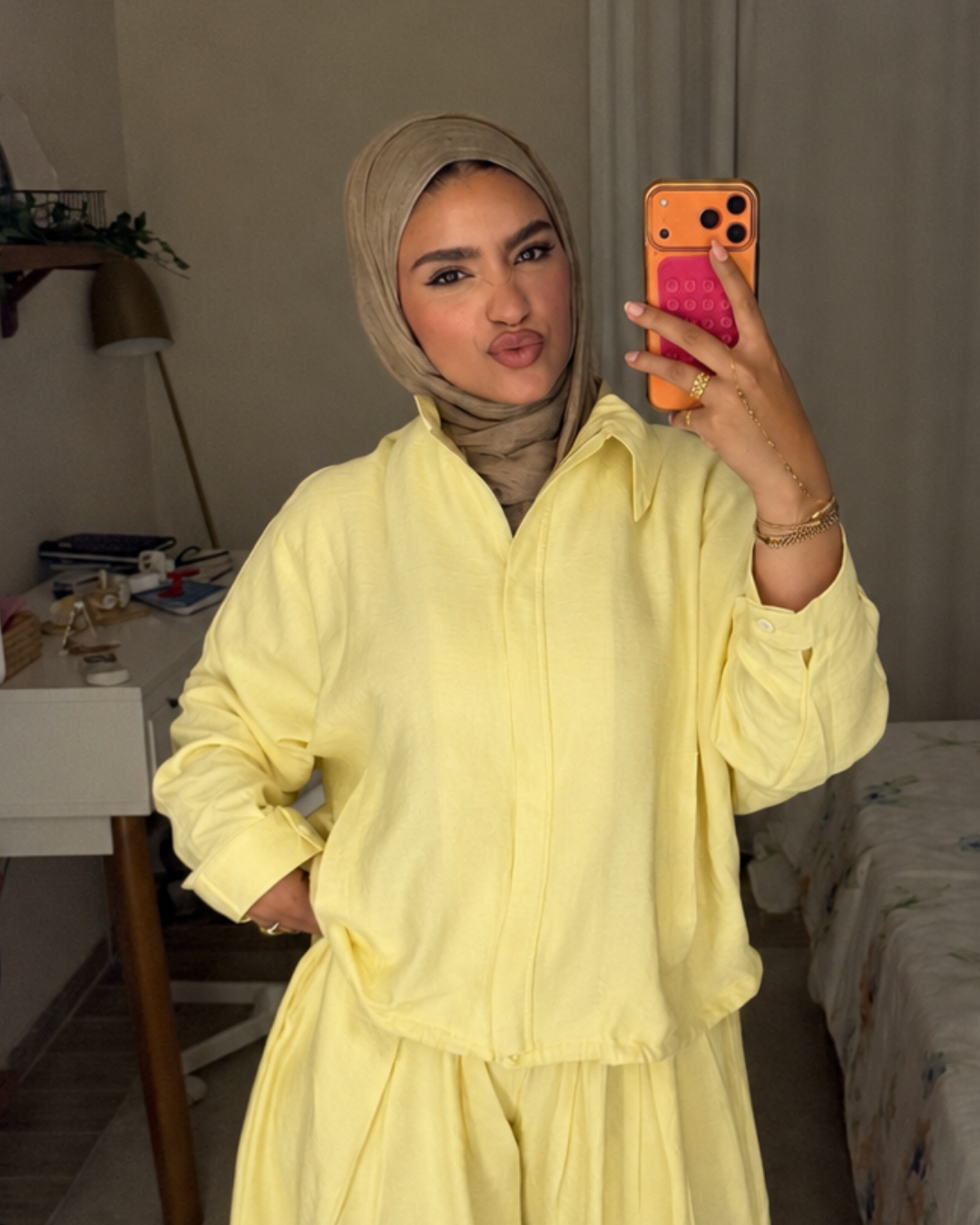 BUTTER YELLOW - Oversized Spanish Linen Jacket