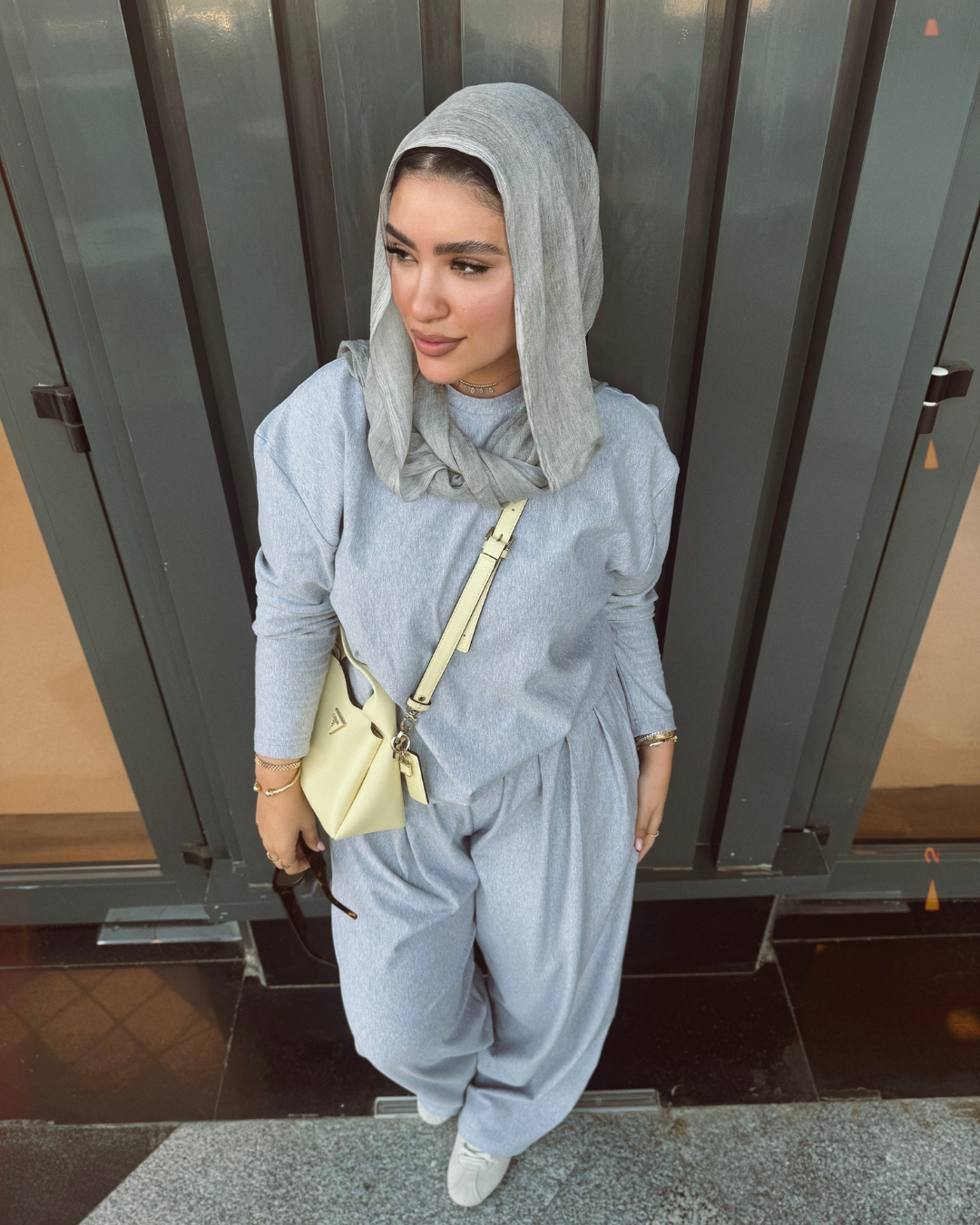 Flowy Summer Milton Suit – LIGHT HEATHER GREY
