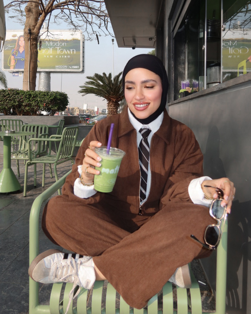 Ribbed Corduroy FULL SET – BROWN