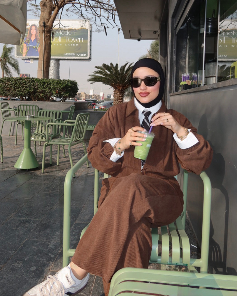 Ribbed Corduroy FULL SET – BROWN